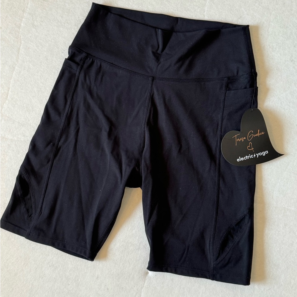 🆕TERESA GIUDICE 2 pocket Yoga workout Shorts - Picture 3 of 7
